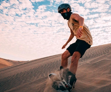 Da Huacachina: Sandskiing e Sandboarding professionale