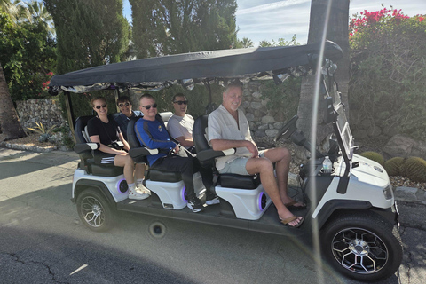 Palm Springs: Celebrity Homes Guided Electric Cart Tour Explore Palm Springs Celebrity Homes in Style