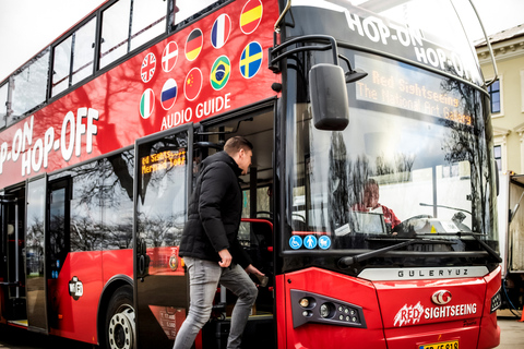 Kopenhagen: Red Sightseeing-Tour - Hop-On/Hop-Off-Bus & BootHop-on Hop-off Bus und Boot