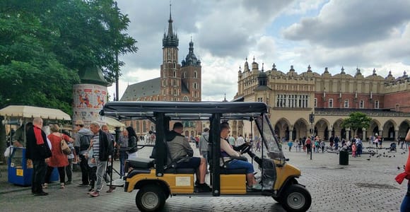 Krakow: Old Town City Tour in a Golf Cart