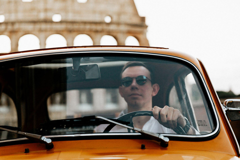 Rome: Fiat 500 Vintage City and Photo Tour