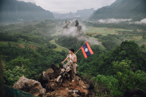 Vang Vieng: Namxay Viewpoint, Blue Lagoon 1 & Phoukham Cave
