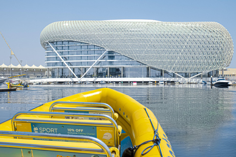 Abu Dhabi: 45 Minutes Yas Island Sightseeing Speedboat Tour Amazing spots,attractions, nature, architectural structures.