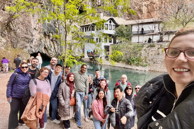 Sarajewo: wycieczka do Mostaru, Blagaj, Počitelj i wodospadów KraviceWspólna wycieczka grupowa z końcem w Mostarze