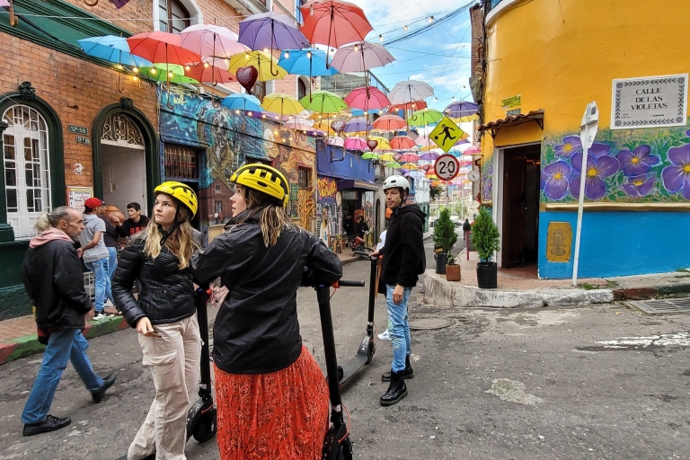 Bogota: Street Art & Graffiti Scooter Tour in La Candelaria Bogota: Explore Graffiti in La Candelaria with E-Scooter