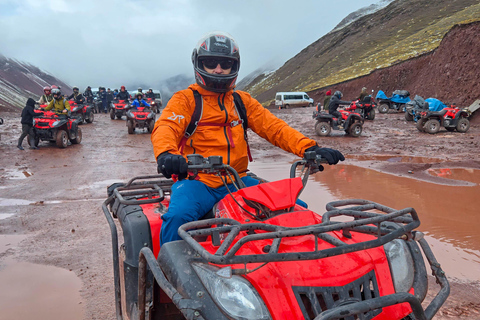 Cusco: ATV tour From Red Valley + Rainbow Mountain Vinicunca 1 ATV for 2