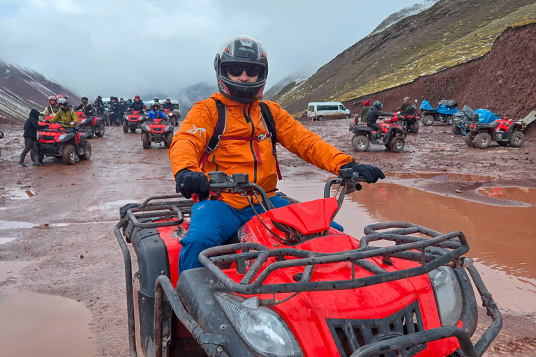 Cusco: ATV tour From Red Valley + Rainbow Mountain Vinicunca 1 ATV for 2