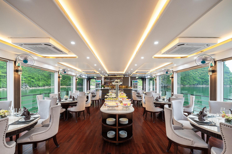 Hanoi: Halong Bay Day Tour with 5-star Cruise & Transfer