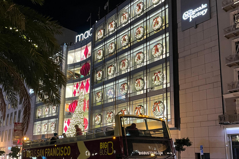 San Francisco : Visite des lumières de Noël avec chocolat chaud gratuit