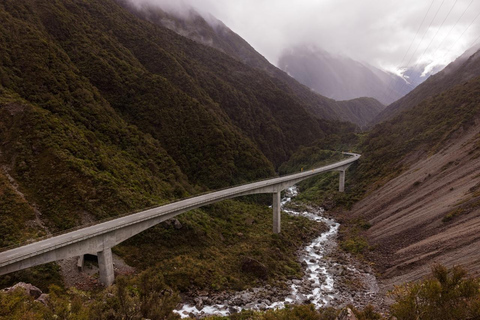 Greymouth: One Way Arthur’s Pass Scenic Tour to Christchurch