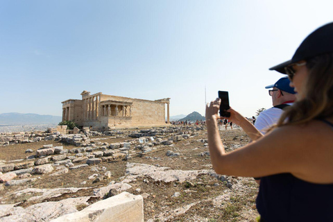 From Piraeus Port: Acropolis and Parthenon Mythology Tour Acropolis Walking Tour With Tickets