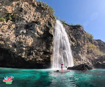 From Nerja: Guided Paddle Surf Cliffs and Maro Waterfall
