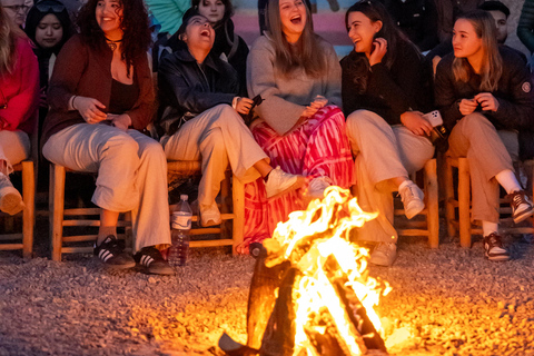 Au départ de Marrakech : Excursion dans le désert au coucher du soleil avec balade à dos de chameau et dîner