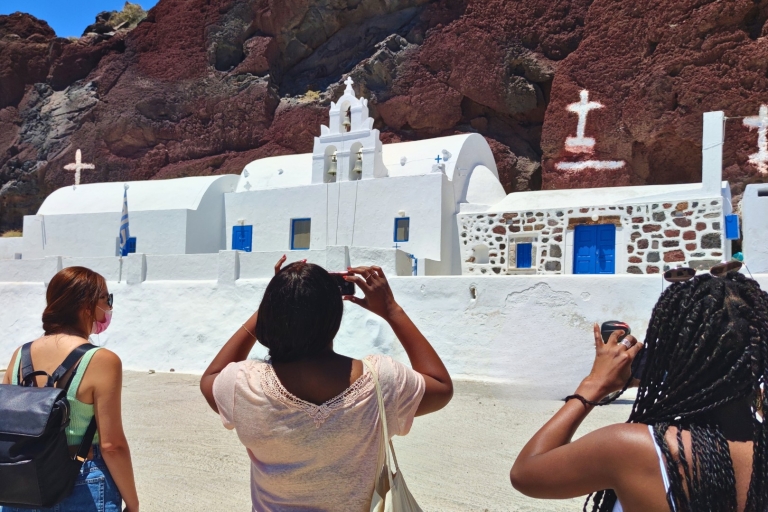 Santorini: Prywatna wycieczka krajoznawcza minibusemSantorini: Panoramiczna wycieczka krajoznawcza minibusem