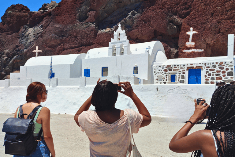 Santorini: panoramische sightseeingtour met privéminibusSantorini: panoramische sightseeingtour met minibus