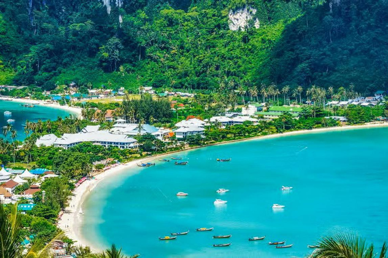 Desde Krabi: Excursión de un día a las Islas Phi Phi en barco de lujoPaquete A: Viaje privado (sin traslado al hotel ni almuerzo)