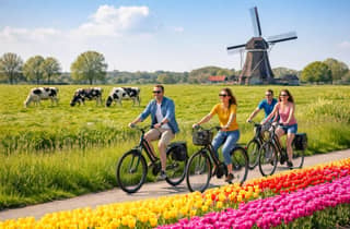 Amsterdam: Elektrofahrradtour zu Windmühle & holländischer Käserei