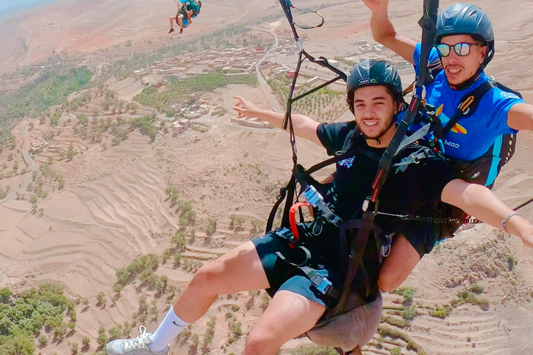 Fly over Aguergour: Extreme Tandem Paragliding with GoPro Sunset: Extreme Adrenaline Tandem Paragliding with GoPro