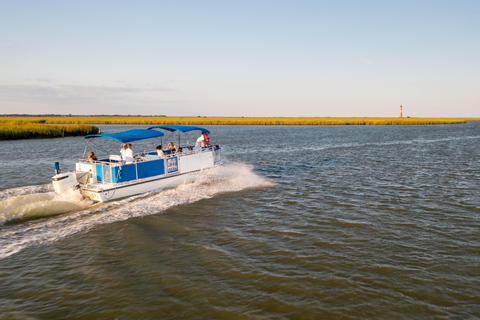 Folly Beach: Morris Island Dolphin Watching Boat Cruise