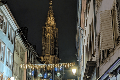 Strasbourg: Christmas Market by Night with Mulled Wine