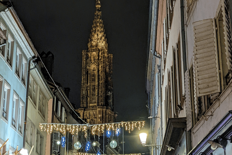 Strasbourg: Christmas Market by Night with Mulled Wine