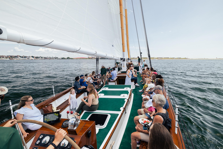 Boston: Harbor Champagne Sunset Sail from Rowes WharfWeekend Sunset Sail aboard Schooner Adirondack III