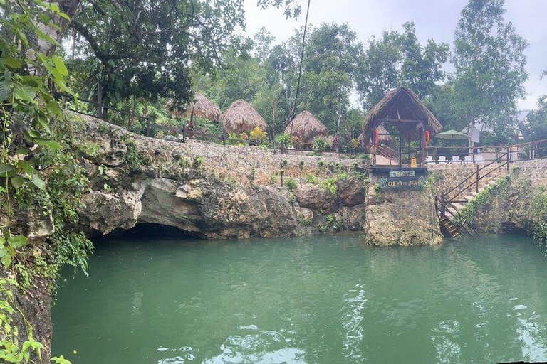 Cancun: Experiência semiprivada em um cenote com 3 cachoeiras