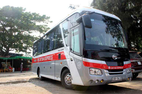 Bus transfer from Hanoi to Cat Ba