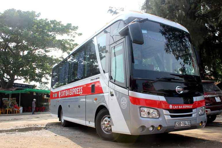 Bus transfer from Cat Ba to Hanoi