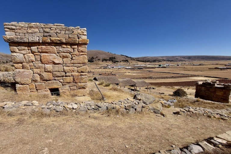 Puno: Full Day Aymara Route + Little Rome America + Spanish/English Tour Guide