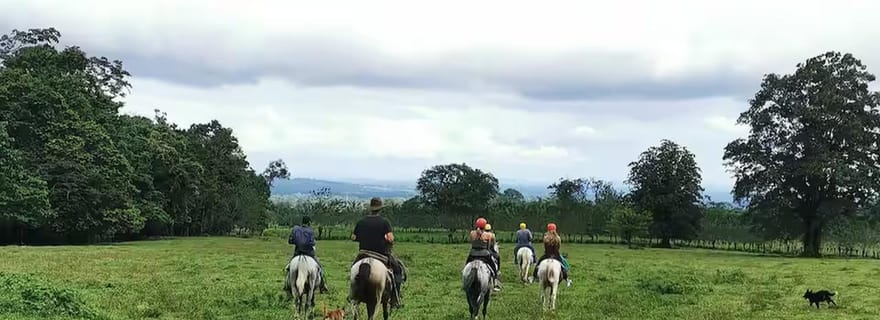 La Fortuna : balade à cheval jusqu'à la cascade de La Fortuna