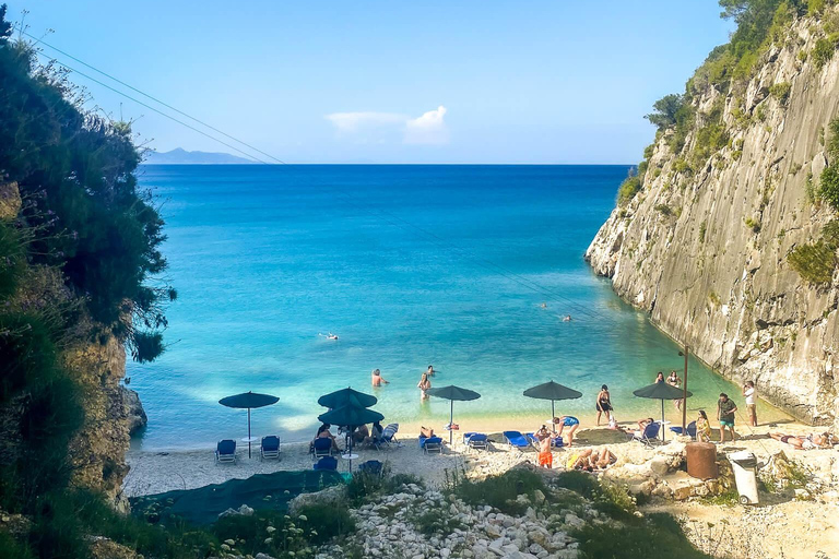 Zakynthos boat trip to Blue Caves and shipwreck site