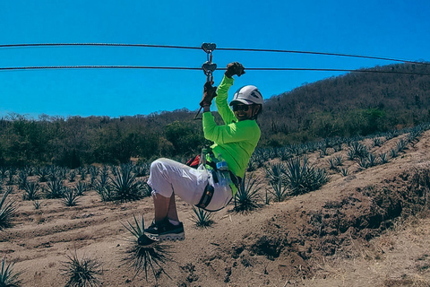 MAZATLAN: ZIP-LINE VID HUANACOA, TEQUILA-TUR OCH TESTNING