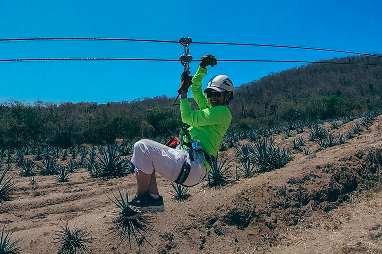 MAZATLAN: ZIP LINE A HUANACOA, TOUR DELLA TEQUILA &amp; TEST