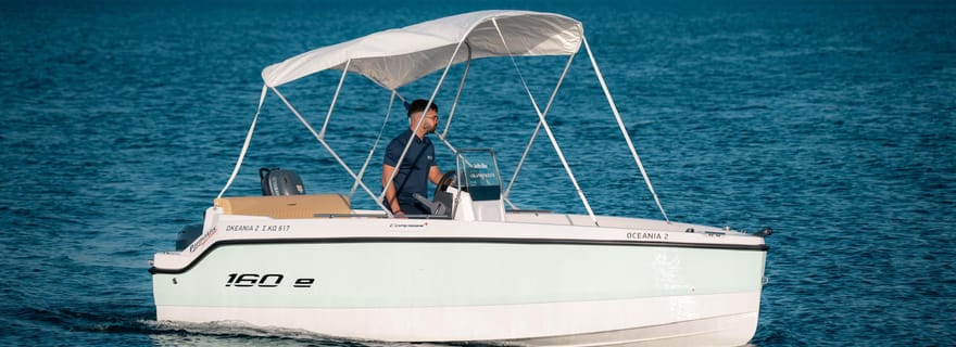 Kos : location de bateau privé - aucun permis requis, boussole 160 €