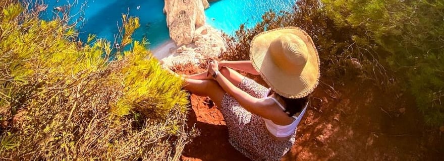 Zante: tramonto romantico sul lago di Keri e punto panoramico di Myzithres