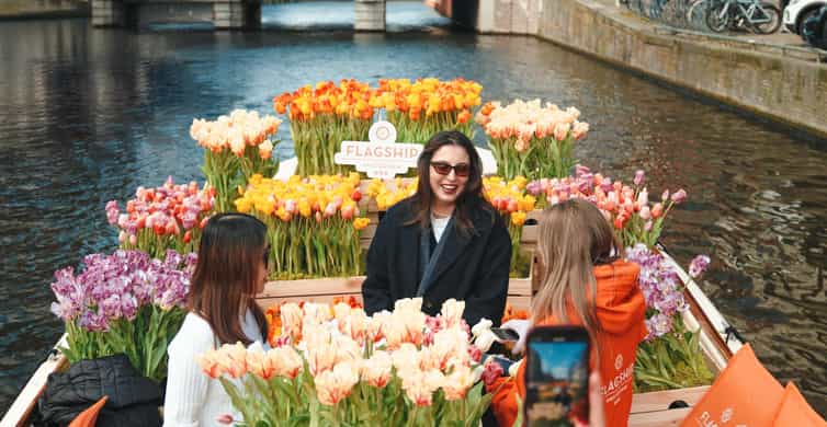 Amsterdam: Premium Tulip Boat Canal Tour