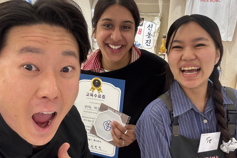 Busan: Market Tour, Cooking Class, and Games