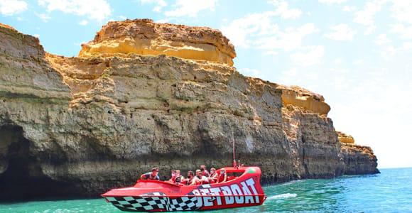 Thrilling 1-hour jet boat ride along the Algarve Coast