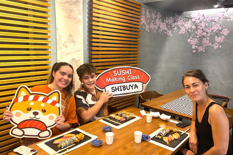 شيبويا طوكيو: دورة تحضير السوشي (نباتي/حلال)قائمة السوشي العادية (خالية من الغلوتين *تشمل الأسماك)