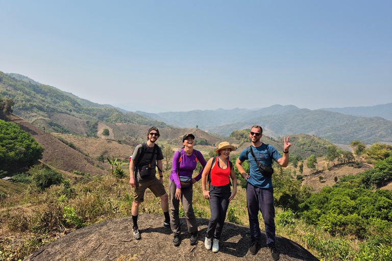 Chiang Rai: 2-Day Jungle Trek only walk with Waterfall