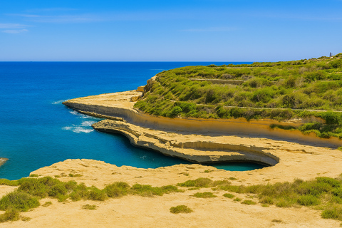 From Sliema: Around Malta Cruise with 3 Swim Stops and Lunch