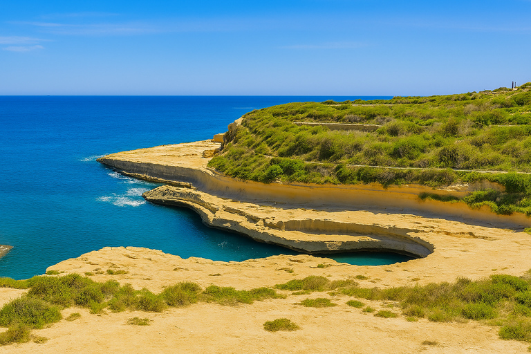 From Sliema: Around Malta Cruise with 3 Swim Stops and Lunch