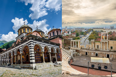 Plovdiv and Rila Monastery tour in one day