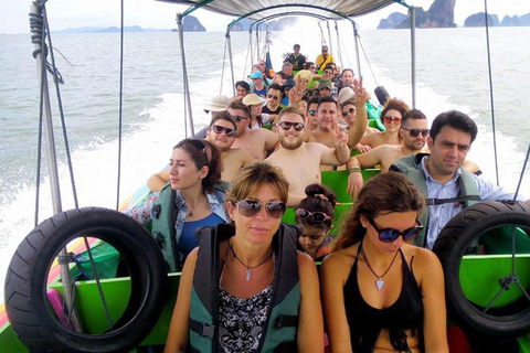 Khao Lak: Isola di James Bond e tour in barca con la canoa