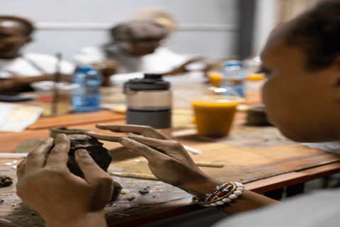 Mombasa: Pottery and Painting Activity at Studio Belabela