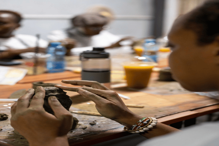 Mombasa: Pottery and Painting Activity at Studio Belabela