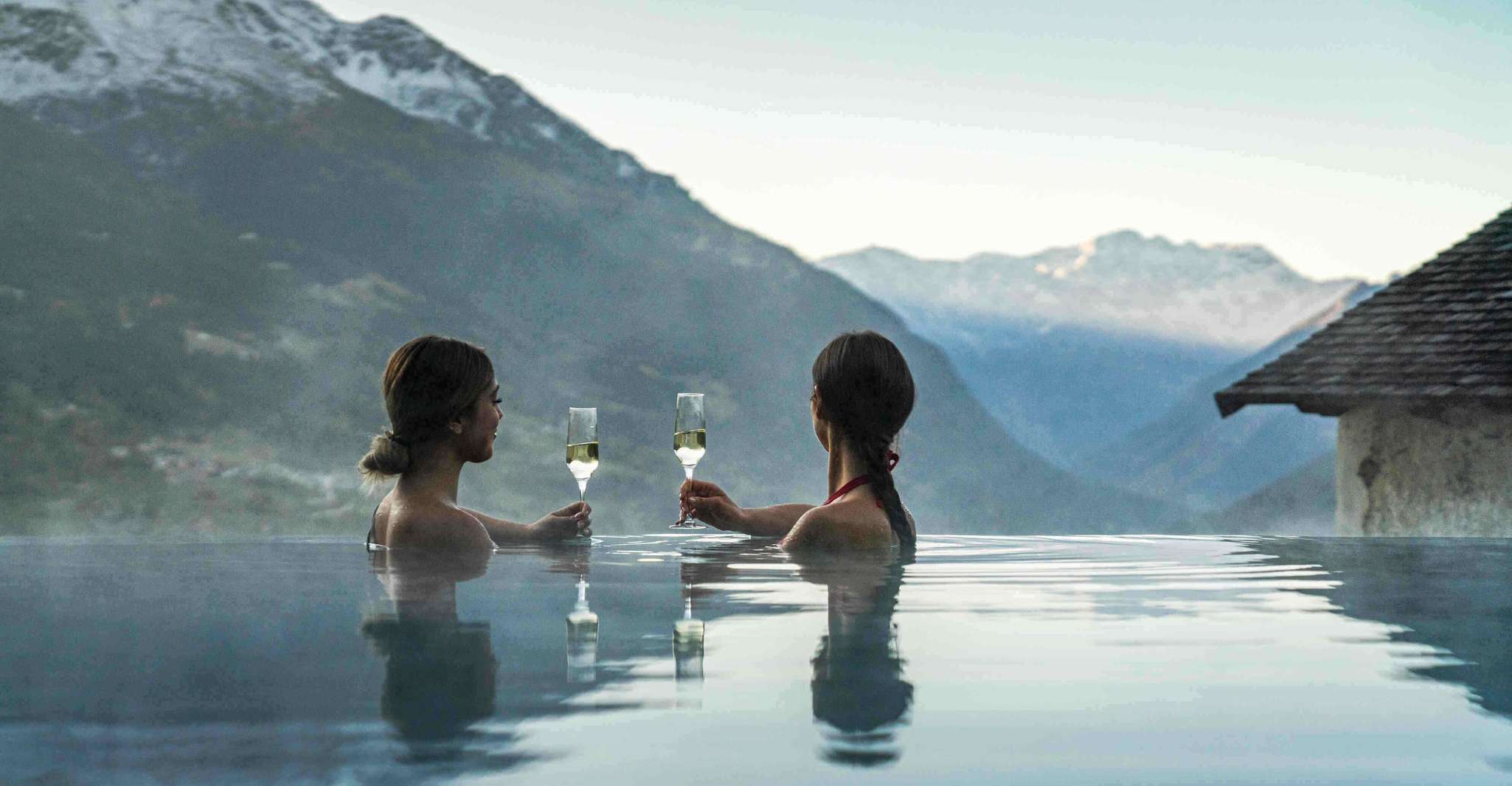 Valtellina Tal, Weinberge und Bormio Thermalquellen - Hizvo