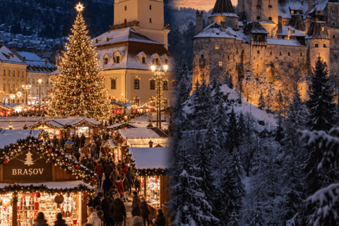 From Bucharest: Bran Castle and Brașov Christmas Market Trip