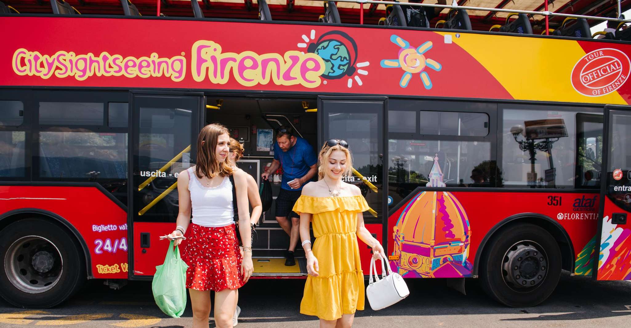 Florence: Hop-on Hop-off Bus Tour: 24, 48 or 72-Hour Ticket